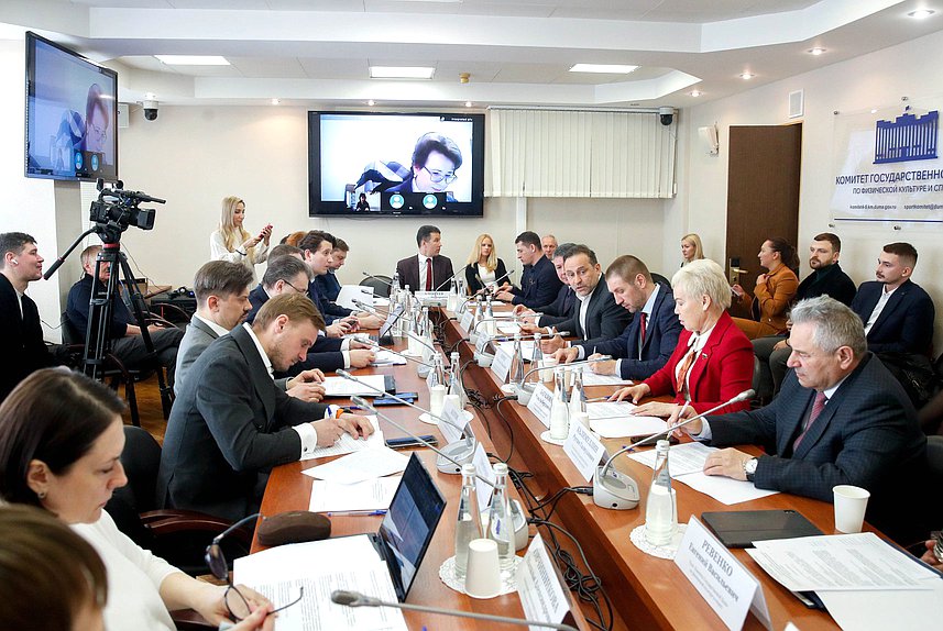 Заседание рабочей группы «Законодательное обеспечение развития физической культуры и спорта» Комитета по физической культуре и спорту