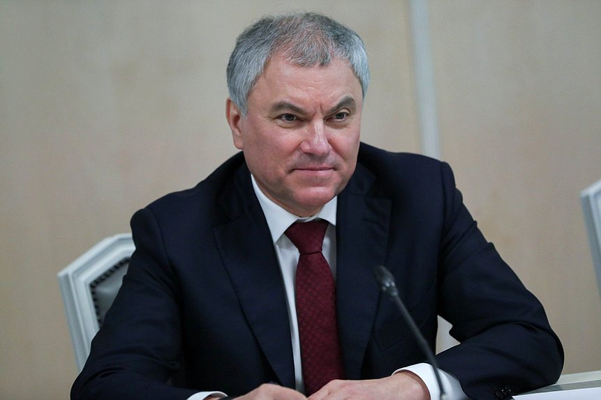 Chairman of the State Duma Vyacheslav Volodin