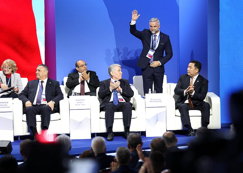 Plenary session of the International Forum of the Union State of Belarus and Russia “Great Heritage – Common Future”