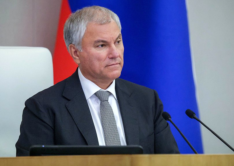Председатель Государственной Думы Вячеслав Володин