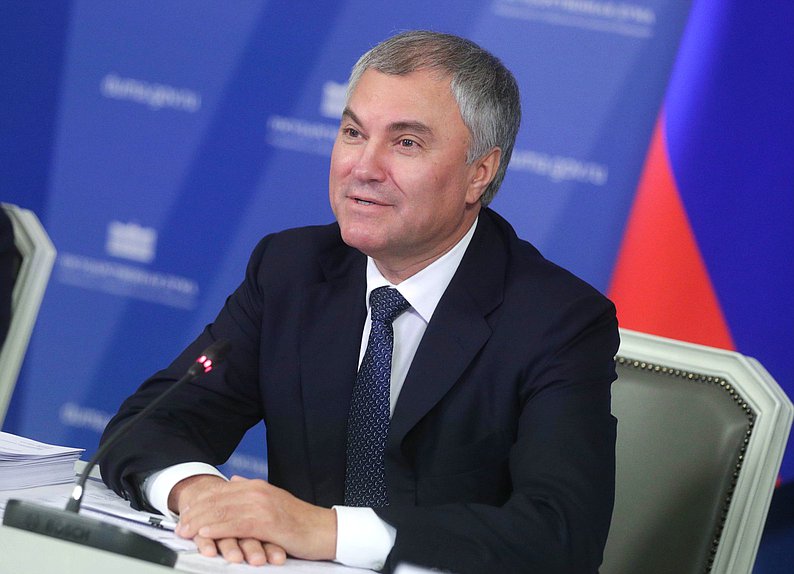 Chairman of the State Duma Viacheslav Volodin