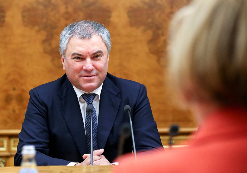 Chairman of the State Duma Viacheslav Volodin