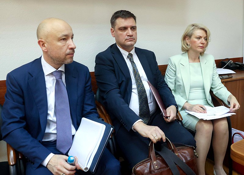 Аудиторы Счетной палаты РФ Михаил Щапов (слева) и Наталья Трунова