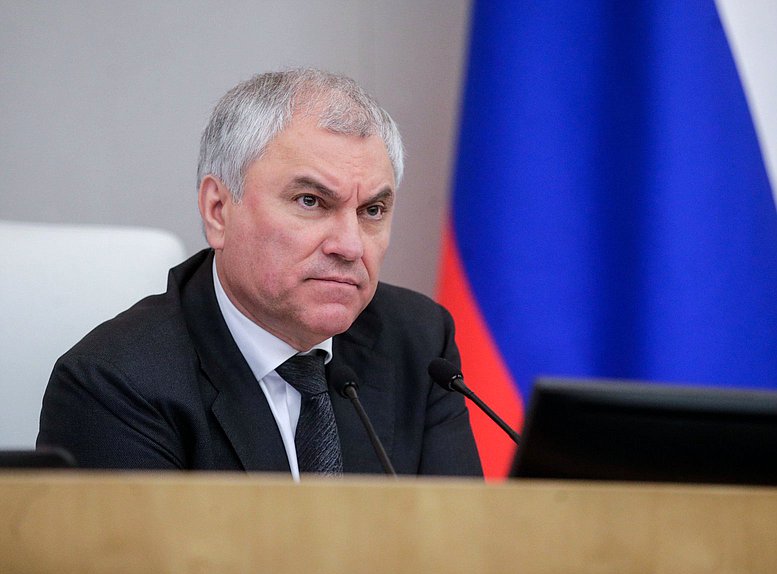 Председатель Государственной Думы Вячеслав Володин