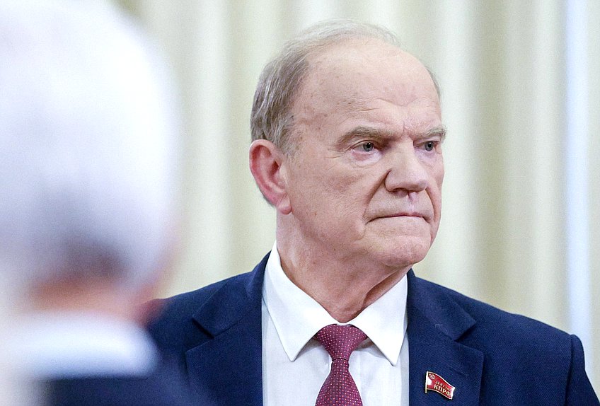 Руководитель фракции КПРФ Геннадий Зюганов. Фото: пресс-служба Президента РФ