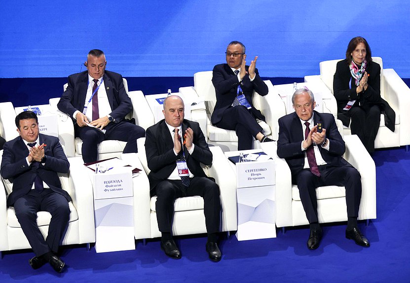 Plenary session of the International Forum of the Union State of Belarus and Russia “Great Heritage – Common Future”