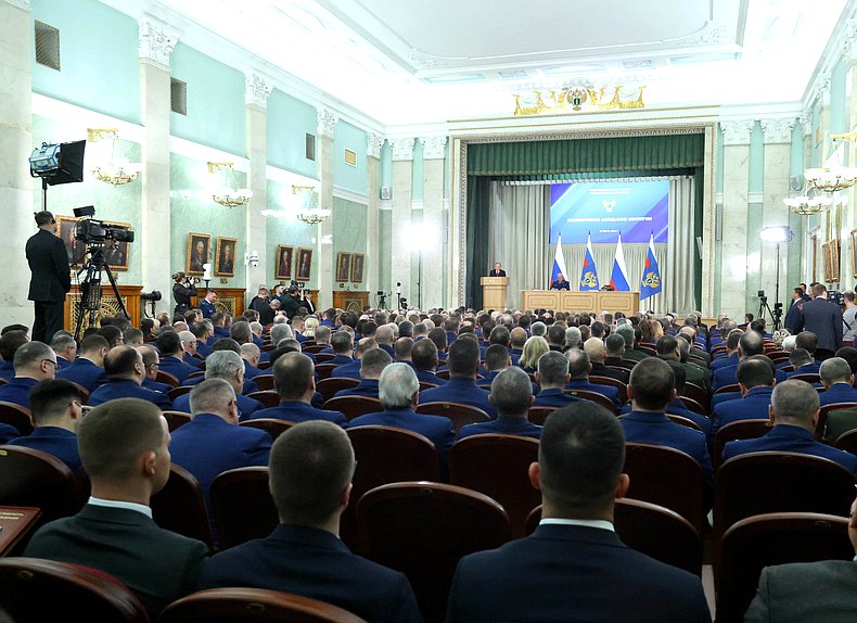 Расширенное заседание Коллегии Генеральной прокуратуры РФ "Итоги работы органов прокуратуры за 2025 год и задачи по укреплению законности и правопорядка на 2026 год"