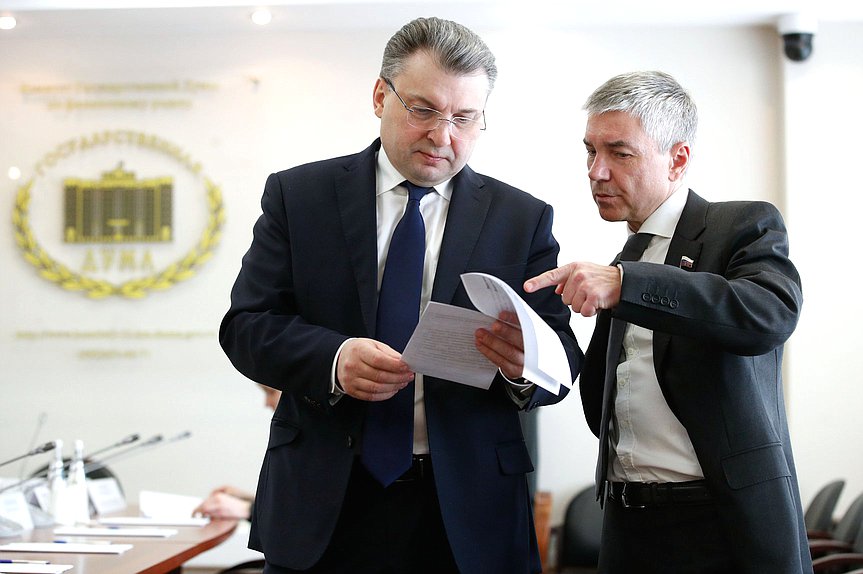 Статс-секретарь — заместитель Министра спорта РФ Андрей Федоров и член Комитета по физической культуре и спорту Евгений Ревенко