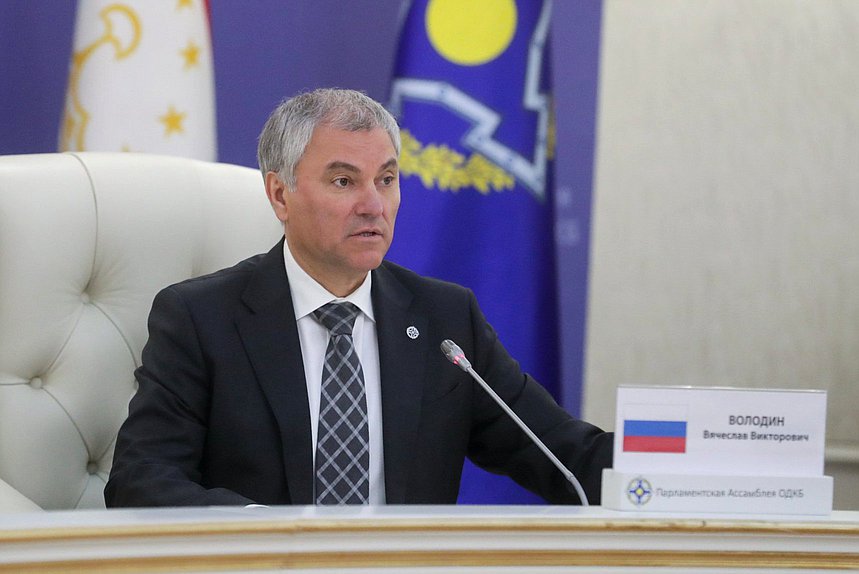 Chairman of the State Duma Vyacheslav Volodin