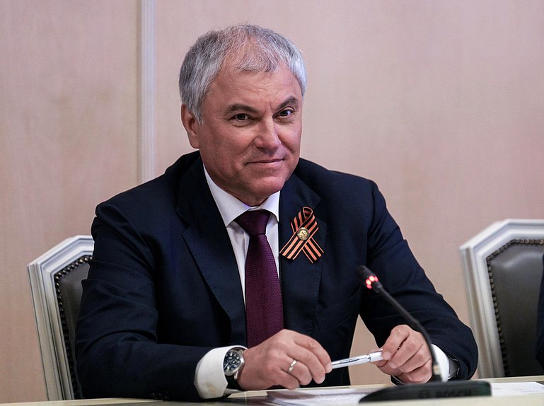 Chairman of the State Duma Vyacheslav Volodin