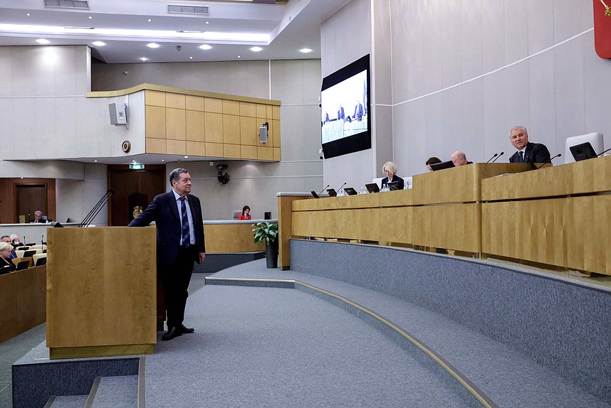 Председатель Комитета по бюджету и налогам Андрей Макаров