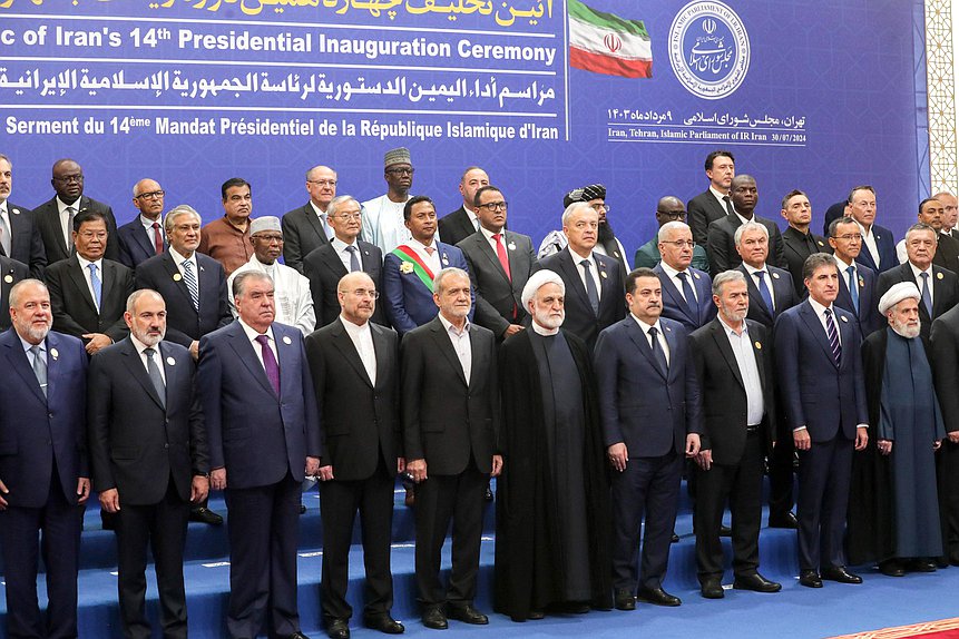 Chairman of the State Duma Vyacheslav Volodin attended inauguration ceremony of President-elect of the Islamic Republic of Iran Masoud Pezeshkian