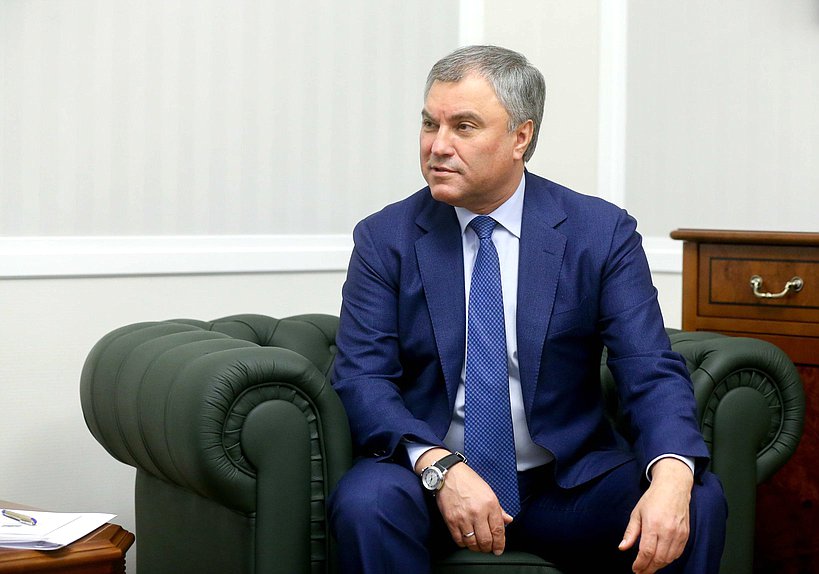 Chairman of the State Duma Viacheslav Volodin