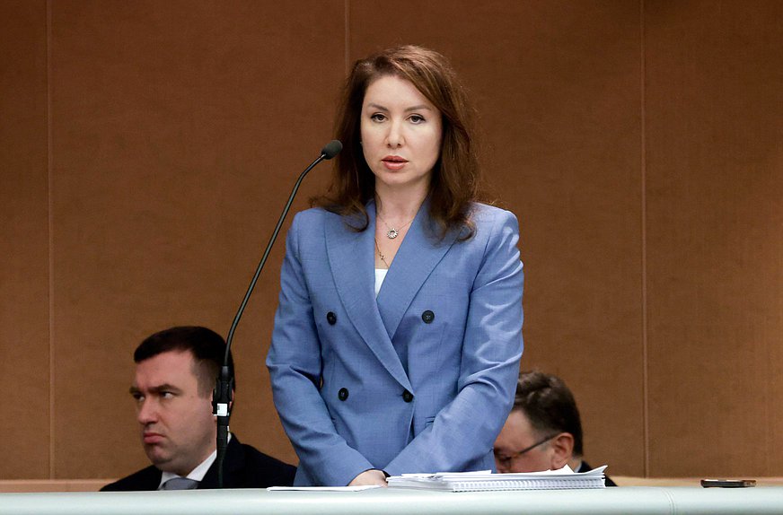 Первый заместитель Министра финансов РФ Ирина Окладникова