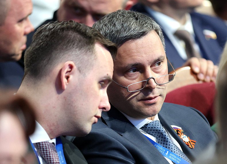 Chairman of the Committee on Small and Medium Enterprises Alexander Demin and Chairman of the Committee on Ecology, Natural Resources and Environment Protection Dmitry Kobylkin