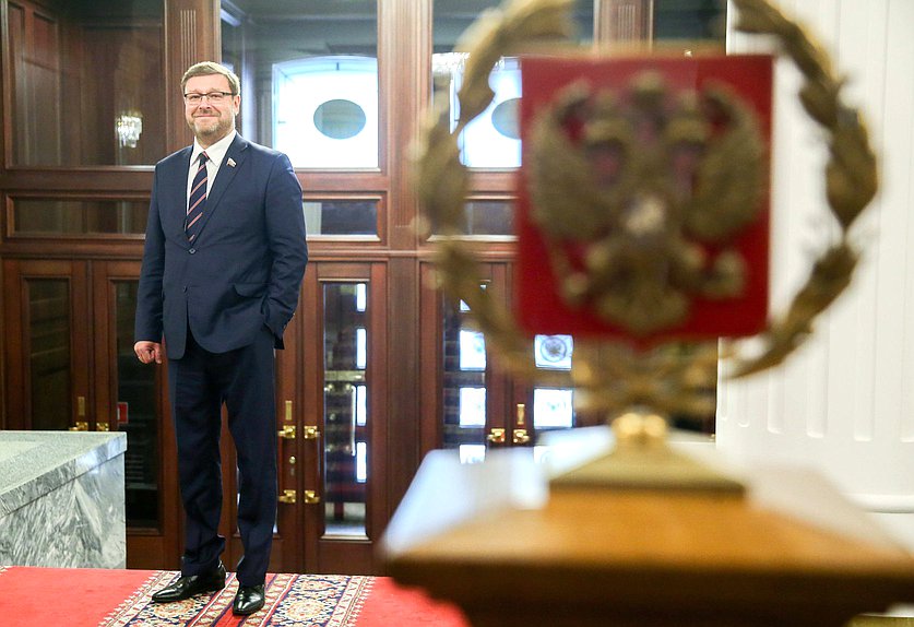 Chairman of the Federation Council Committee on Foreign Affairs Konstantin Kosachev