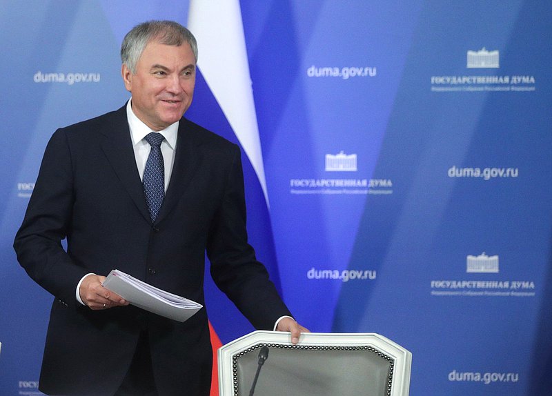 Chairman of the State Duma Viacheslav Volodin