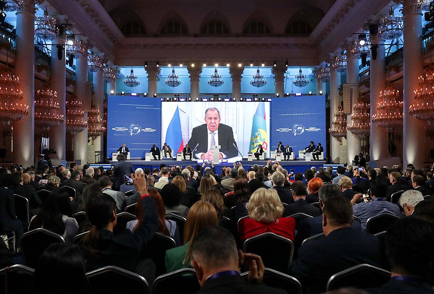 Plenary session of the International Parliamentary Conference "Russia - Latin America: Cooperation for a just world for all"