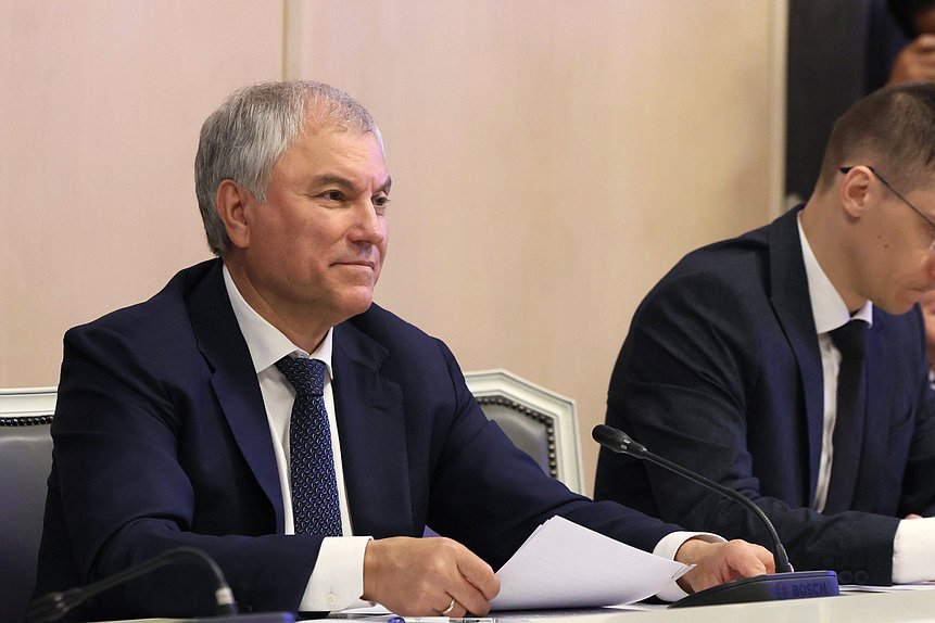 Chairman of the State Duma Vyacheslav Volodin