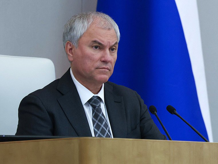 Председатель Государственной Думы Вячеслав Володин