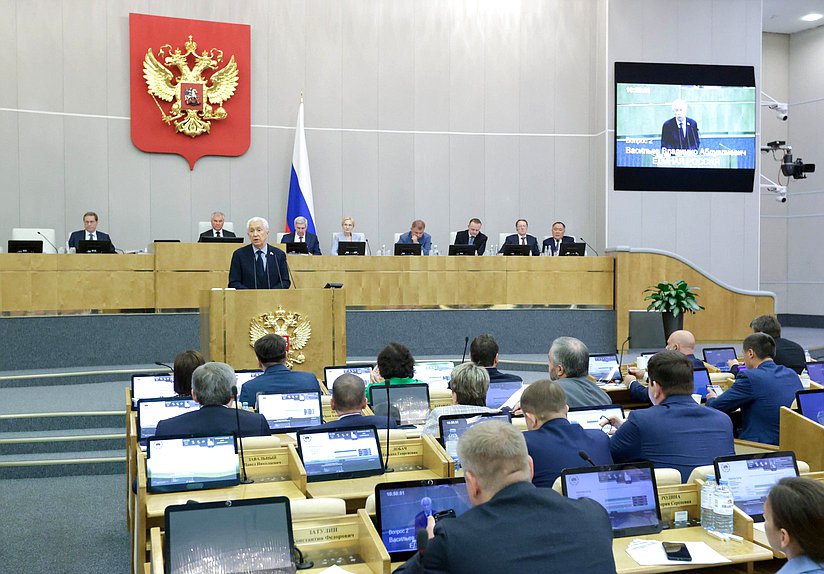 Руководитель фракции "Единая Россия" Владимир Васильев