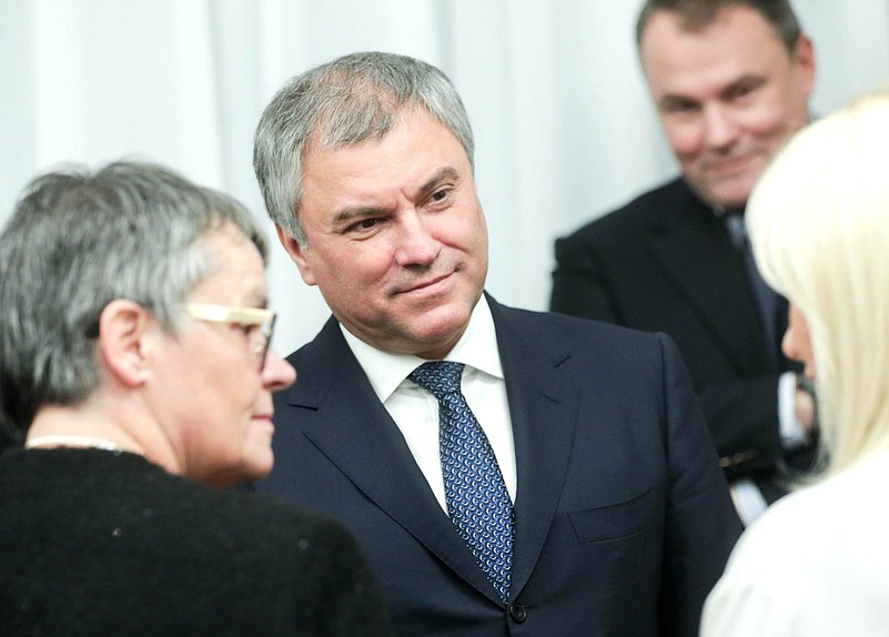 Chairman of the State Duma Viacheslav Volodin and PACE President Liliane Maury Pasquier