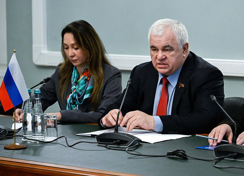 First Deputy Chairman of the Committee on Issues of the Commonwealth of Independent States and Contacts with Fellow Countrymen Kazbek Taysaev