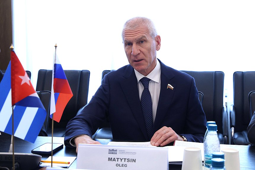 Председатель Комитета по физической культуре и спорту Олег Матыцин