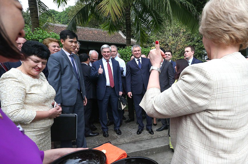 Visit to the Ho Chi Minh's house in Hanoi