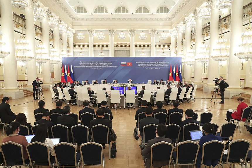 The 3rd meeting of the Inter-parliamentary Commission on Cooperation between the State Duma of the Federal Assembly of the Russian Federation and the National Assembly of the Socialist Republic of Vietnam