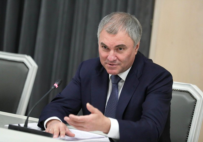 Chairman of the State Duma Viacheslav Volodin