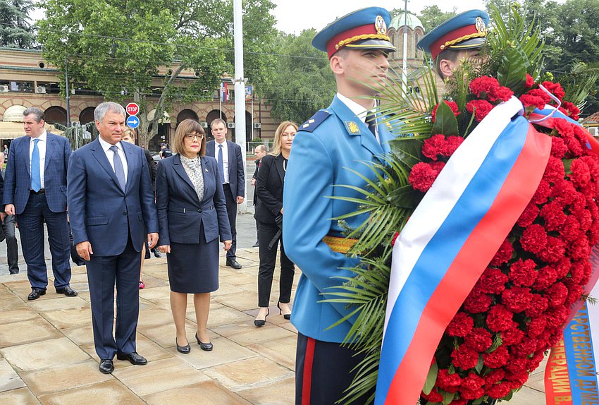 Ceremony of wreath laying to the Liberators of Belgrade Monument