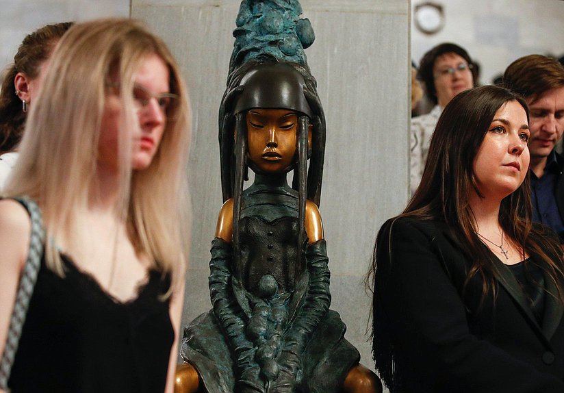 Открытие выставки, посвященной 25-летию творческой деятельности скульптора Андрея Осташова