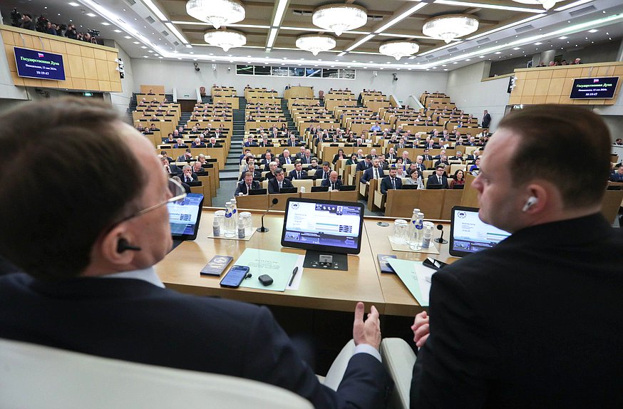 Пленарное заседание (13.05.2024). Рассмотрение кандидатур на должности заместителей Председателя Правительства РФ