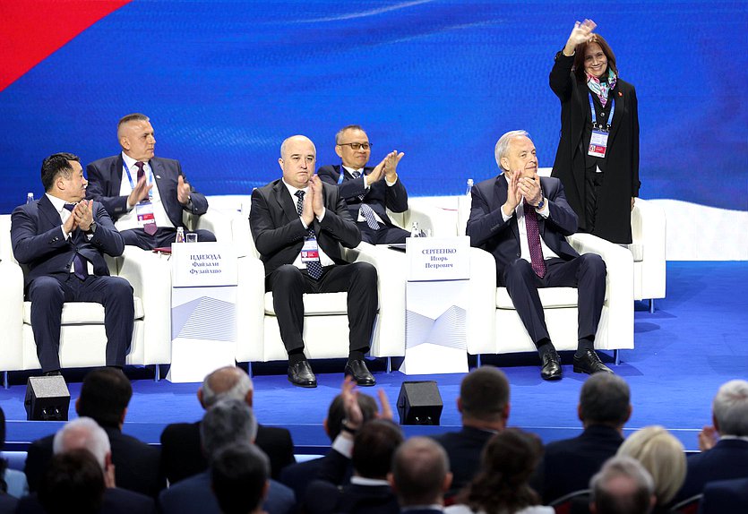 Plenary session of the International Forum of the Union State of Belarus and Russia “Great Heritage – Common Future”
