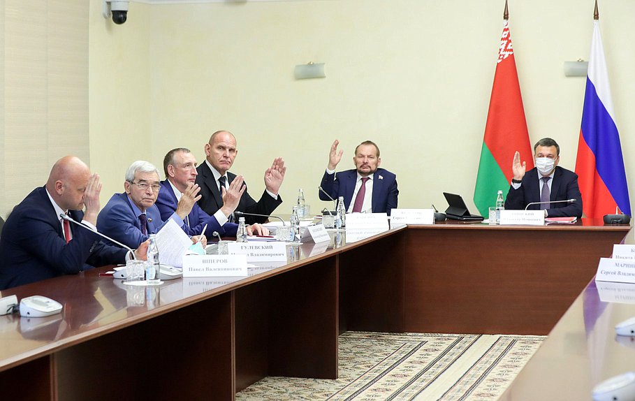 The 60th session of the Parliamentary Assembly of Belarus and Russia via videoconference