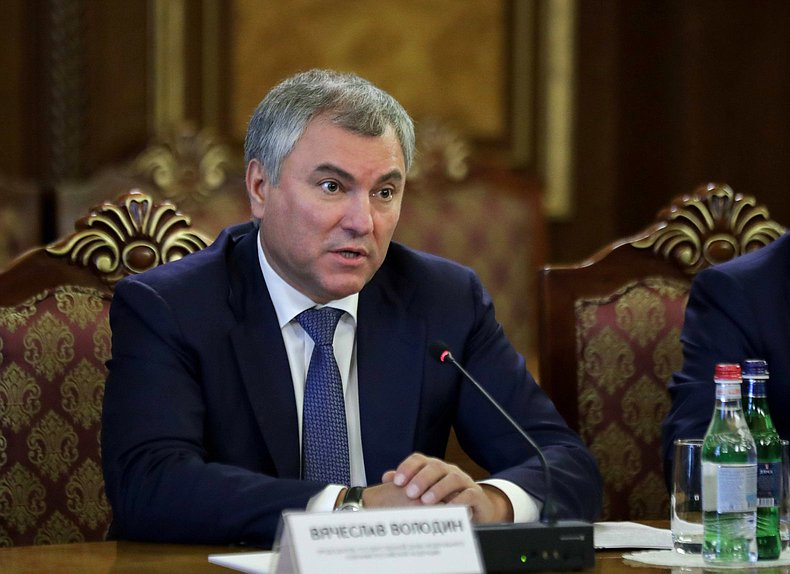 Chairman of the State Duma Viacheslav Volodin