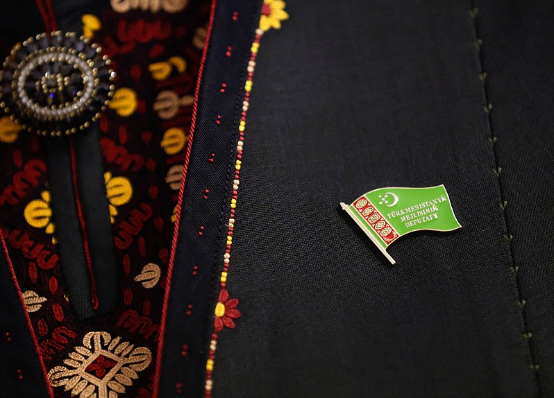 Встреча Председателя Государственной Думы Вячеслава Володина с Председателем Меджлиса Туркменистана Дуньягозель Гулмановой