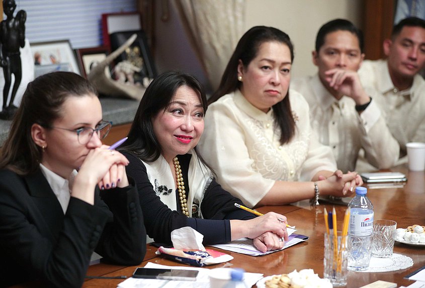 Meeting of Deputy Chairwoman of the State Duma Olga Epifanova with the delegation of the Committee on Foreign Affairs of the House of Representatives of the Congress of the Republic of the Philippines