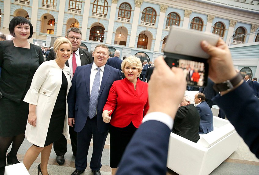 Deputy Chairwoman of the Committee on Culture Olga Kazakova, member of the Committee on Control and Regulations Nikolai Pankov and First Deputy Chairwoman of the Committee on Budget and Taxes Irina Guseva