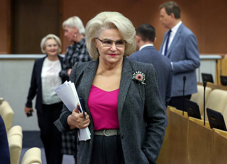 Председатель Комитета по защите семьи, вопросам отцовства, материнства и детства Нина Останина