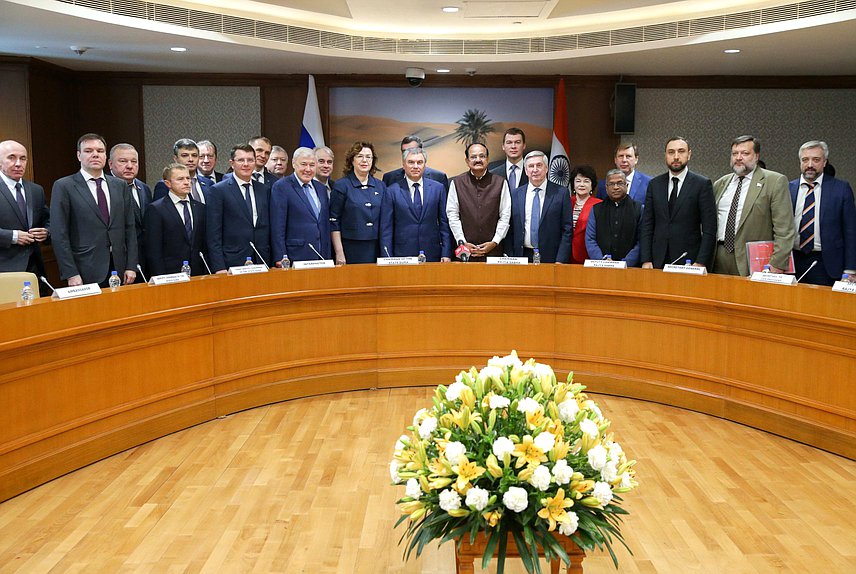 Meeting of Chairman of the State Duma Viacheslav Volodin with Prime Minister of the Republic of India Narendra Modi