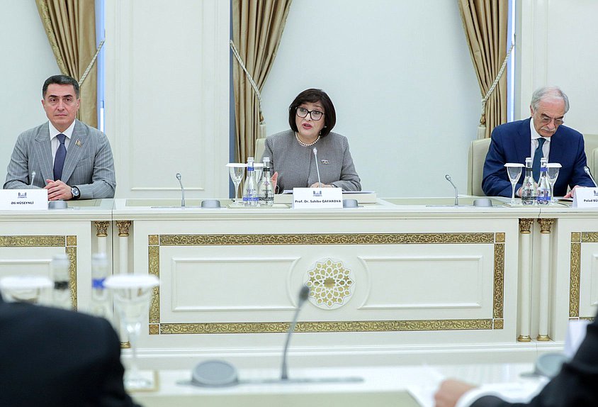 Председатель Милли Меджлиса Азербайджанской Республики Сахиба Гафарова