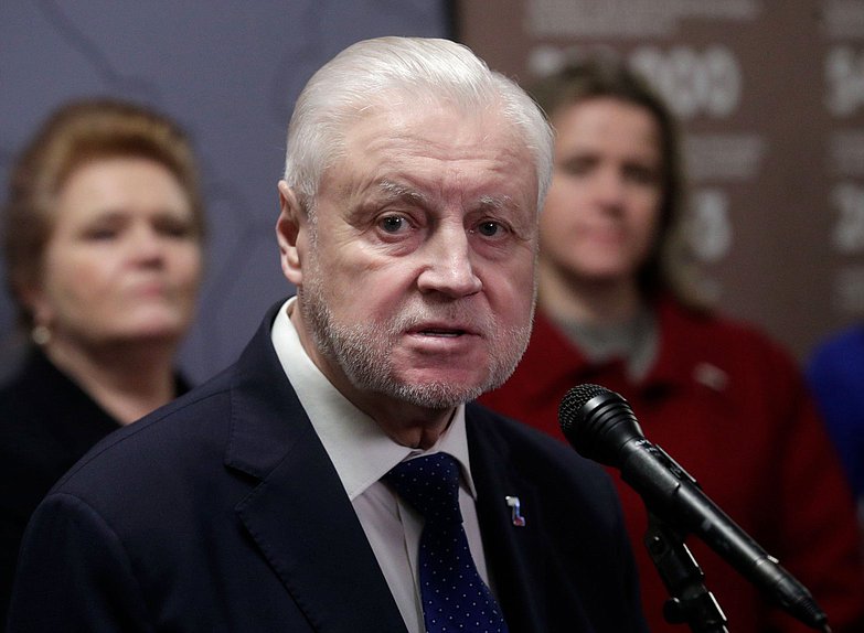 Руководитель фракции "Справедливая Россия - За правду" Сергей Миронов