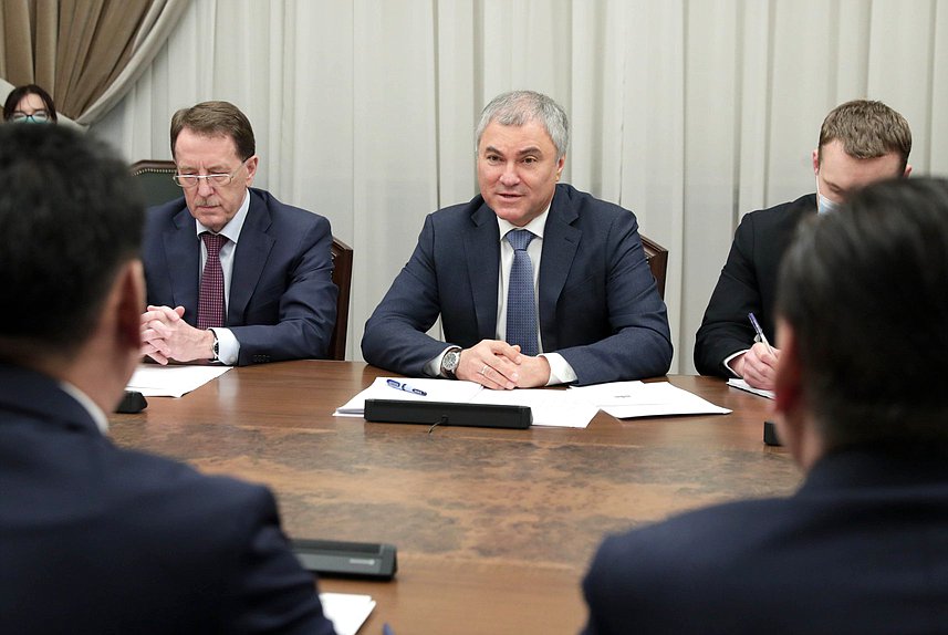 Chairman of the State Duma Vyacheslav Volodin