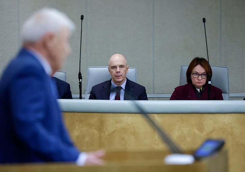 Министр финансов РФ Антон Силуанов и Председатель Банка России Эльвира Набиуллина