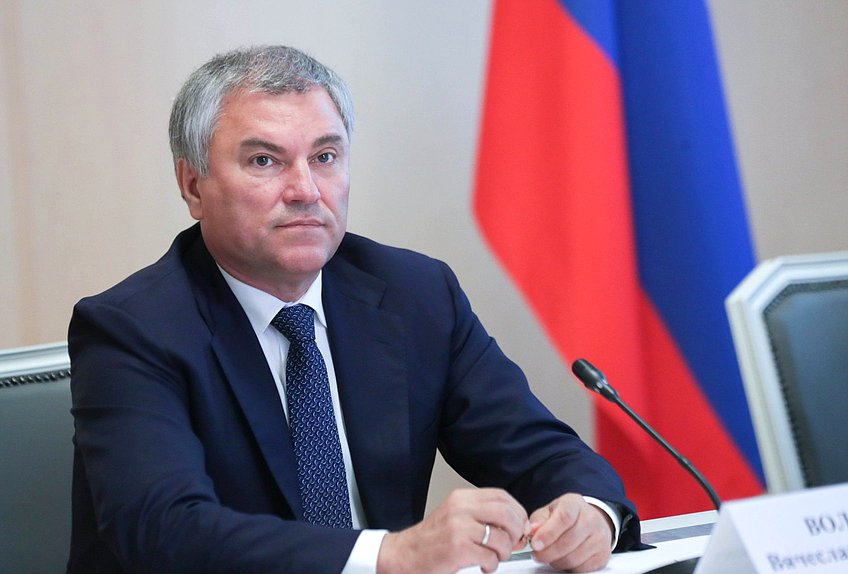 Chairman of the State Duma Viacheslav Volodin