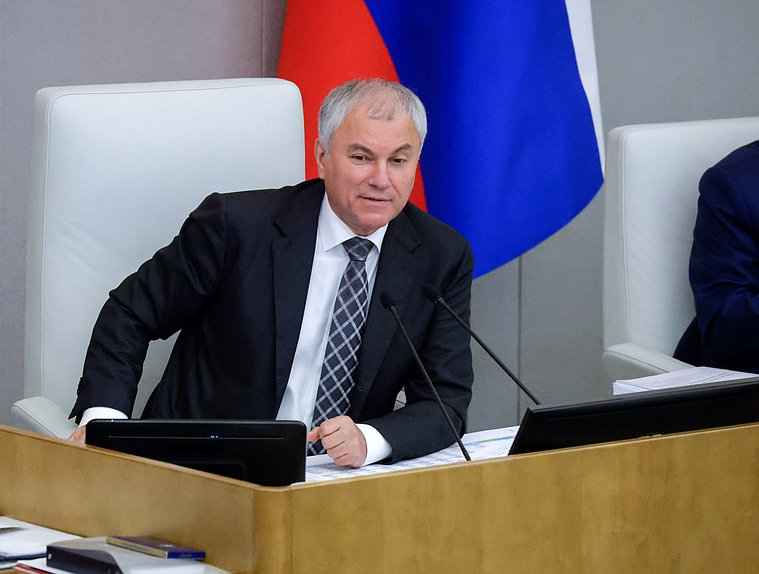 Председатель Государственной Думы Вячеслав Володин