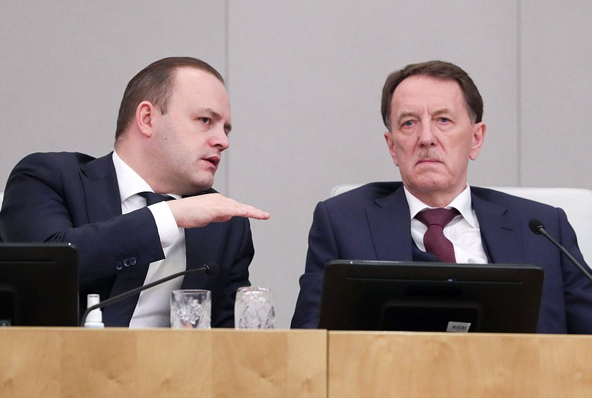 Заместители Председателя Государственной Думы Владислав Даванков и Алексей Гордеев