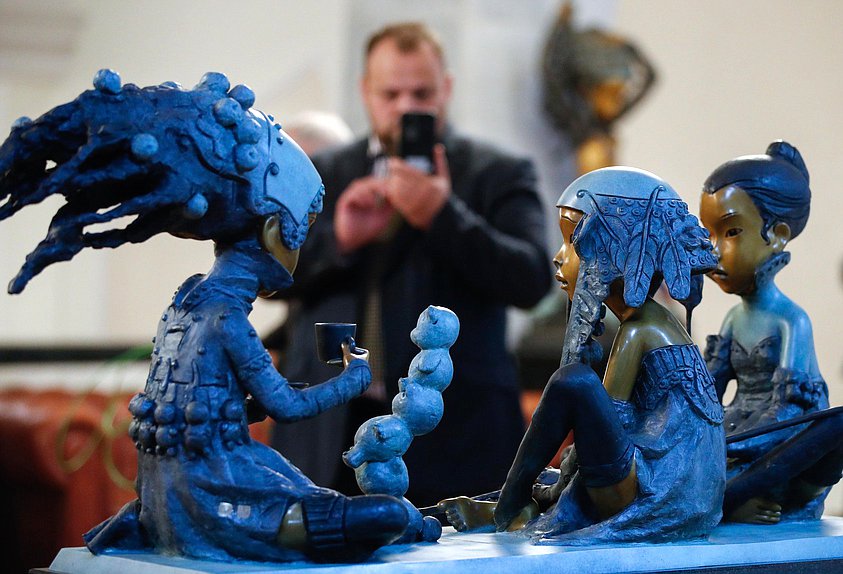 Открытие выставки, посвященной 25-летию творческой деятельности скульптора Андрея Осташова